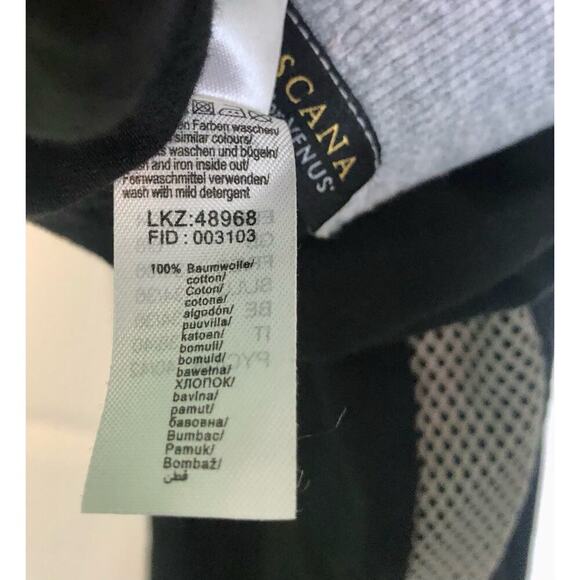 Lascana for Venus Women's Small Gray & Black Cotton Pants w/ Side Netting Detail - Picture 5 of 7